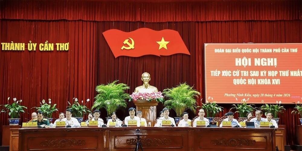Đoàn đại biểu Quốc hội TP Cần Thơ tiếp xúc cử tri sau Kỳ họp thứ Nhất, Quốc hội khóa XVI