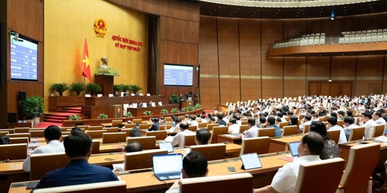 Quốc hội biểu quyết thông qua việc bổ sung chương trình Kỳ họp thứ Nhất, Quốc hội khóa XVI
