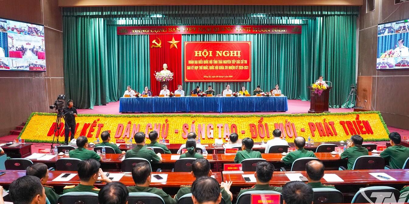 Đoàn đại biểu Quốc hội tỉnh Thái Nguyên tiếp xúc cử tri sau Kỳ họp thứ nhất, Quốc hội khóa XVI