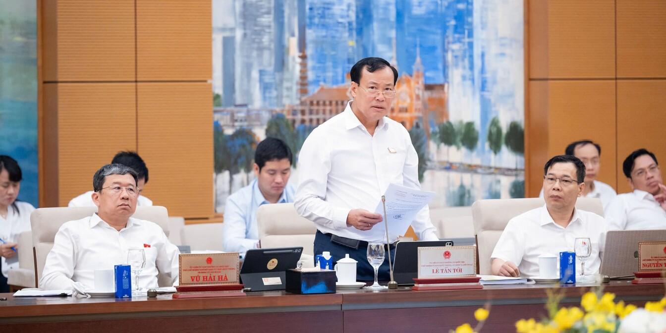 Thượng tướng Lê Tấn Tới: Cần có cơ chế thúc đẩy đấu giá, xây dựng các trạm dừng nghỉ trên tuyến cao tốc từ Trung Lương đến Cà Mau