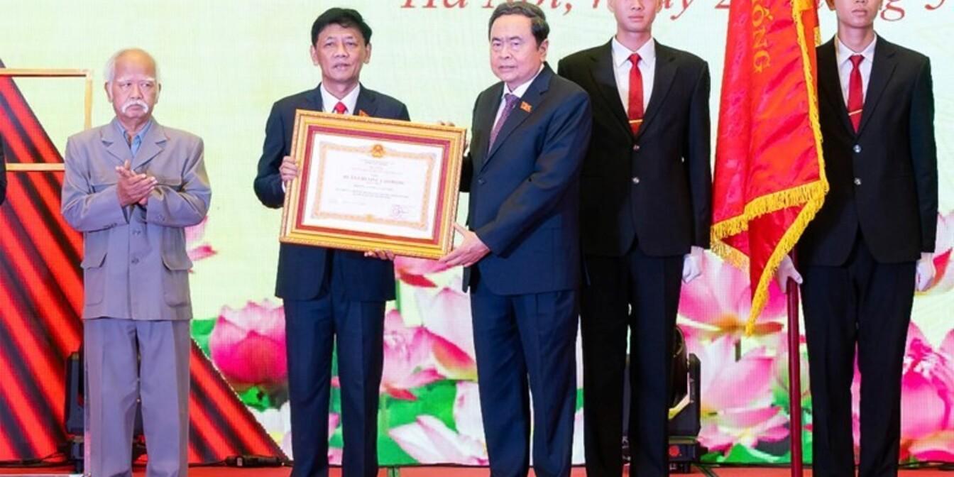 Chủ tịch Quốc hội dự Lễ Kỷ niệm 65 năm Ngày thành lập Hội đồng Dân tộc của Quốc hội và đón nhận Huân chương Lao động Hạng Nhất