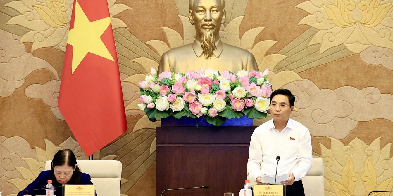 Phó Chủ tịch Quốc hội, Thượng tướng Nguyễn Doãn Anh làm việc với Thường trực Ủy ban Dân nguyện và Giám sát về công tác dân nguyện