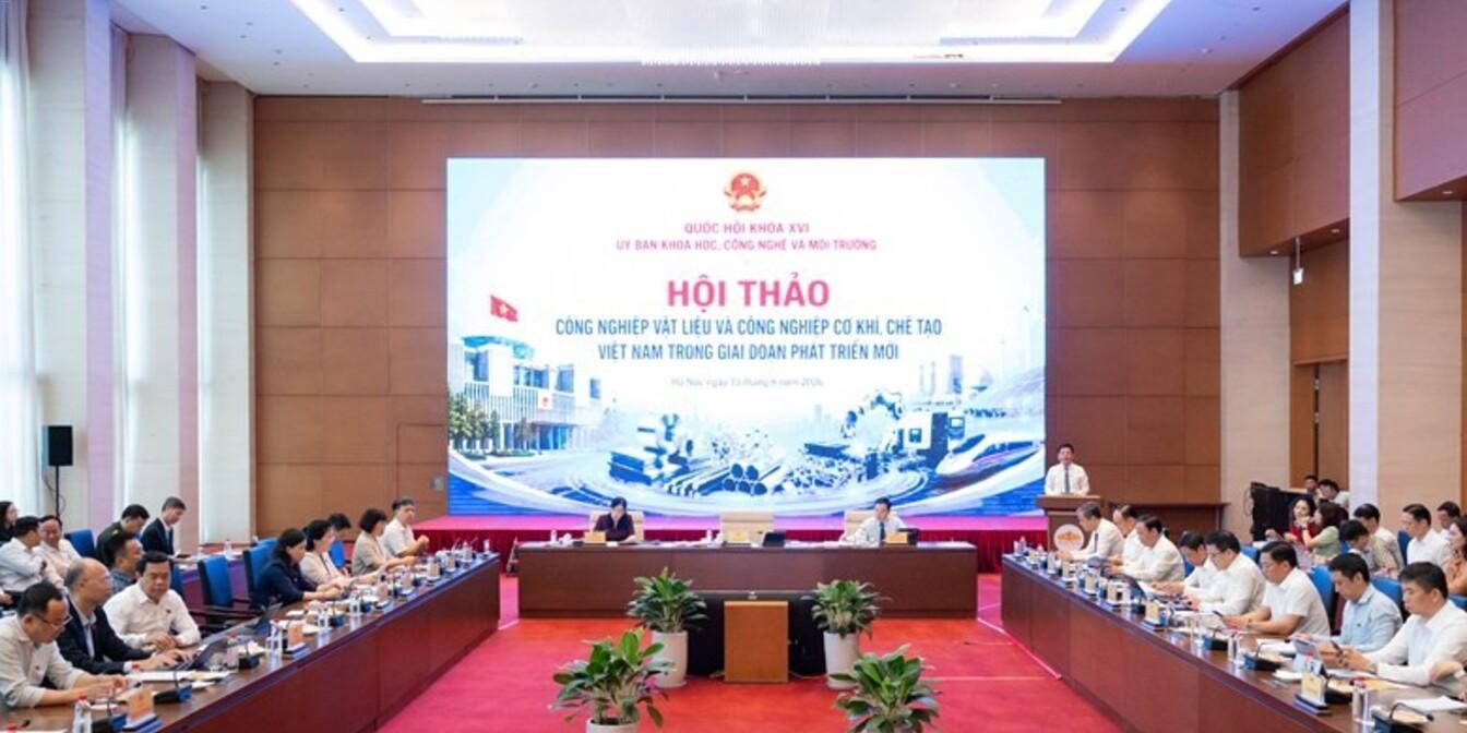 Sớm xây dựng, ban hành Chiến lược quốc gia về phát triển công nghiệp vật liệu và công nghiệp cơ khí, chế tạo