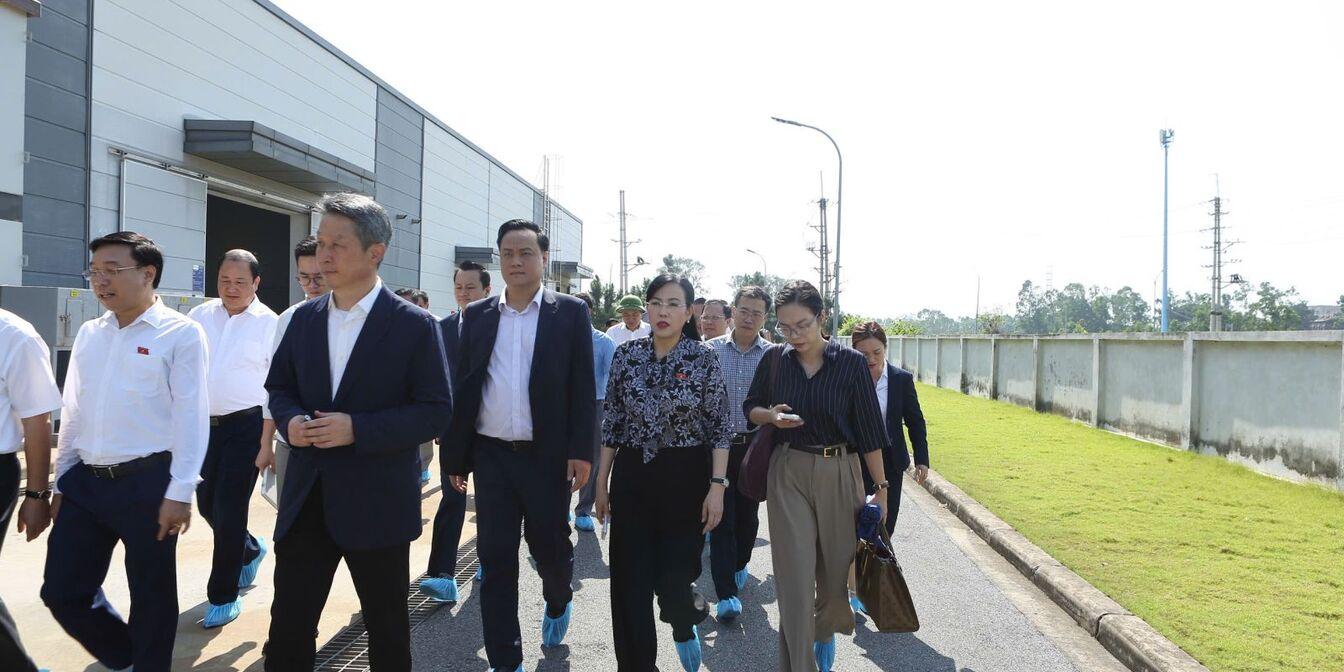 Chủ nhiệm Ủy ban Khoa học, Công nghệ và Môi trường Nguyễn Thanh Hải khảo sát tại Phú Thọ