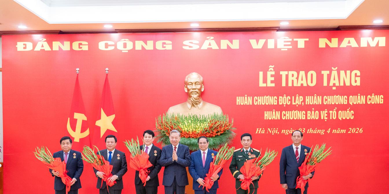 Tổng Bí thư Tô Lâm chủ trì Lễ trao tặng Huân chương Độc lập, Huân chương Quân công, Huân chương Bảo vệ Tổ quốc
