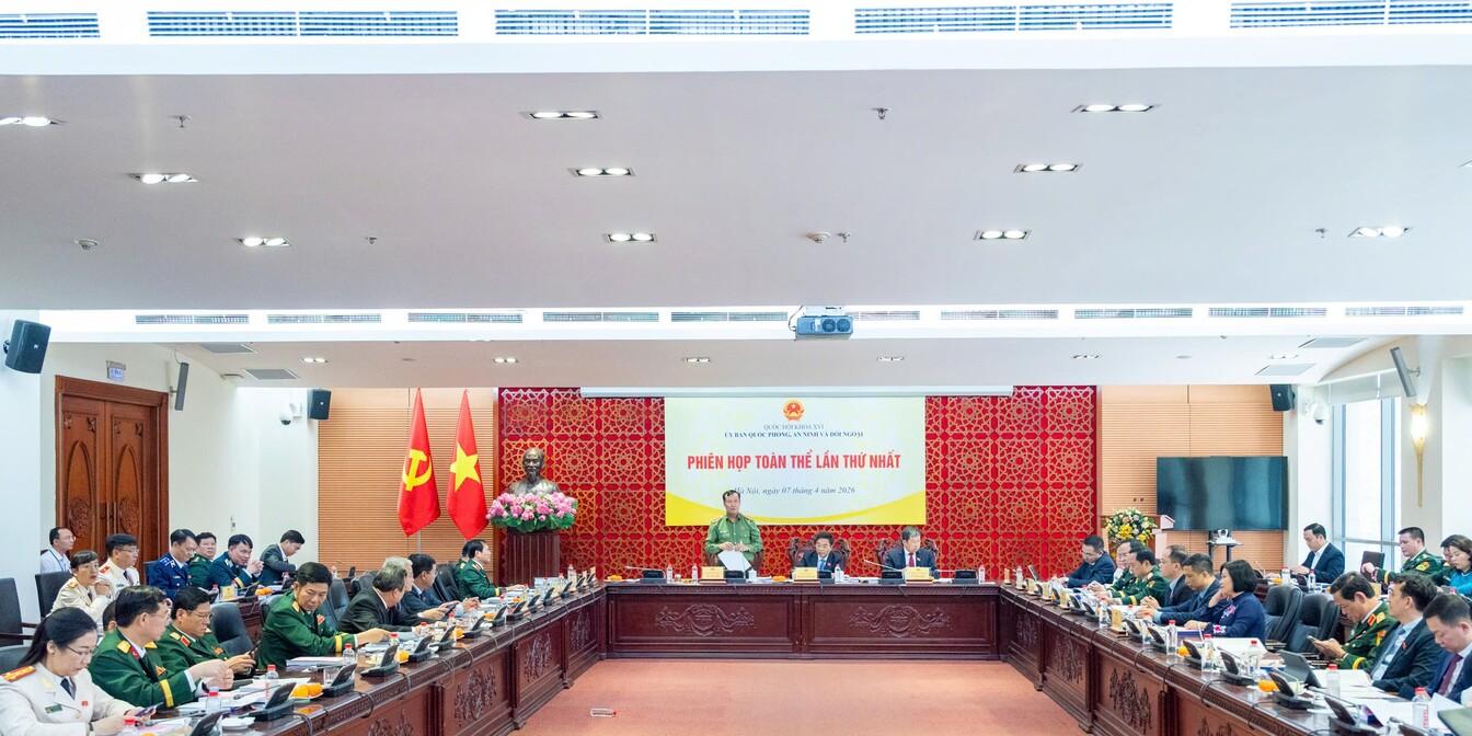 Ủy ban Quốc phòng, An ninh và Đối ngoại của Quốc hội khóa XVI tổ chức Phiên họp toàn thể lần thứ Nhất