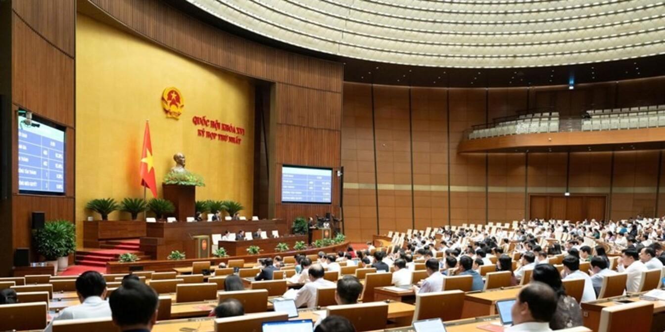 Quốc hội biểu quyết thông qua việc bổ sung chương trình Kỳ họp thứ Nhất, Quốc hội khóa XVI