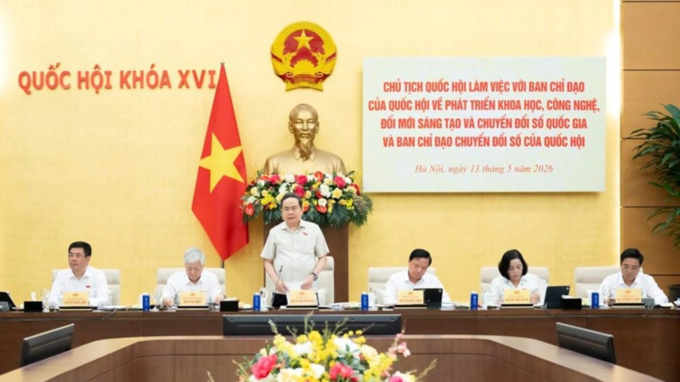 Chủ tịch Quốc hội chủ trì cuộc làm việc với Ban Chỉ đạo của Quốc hội về phát triển khoa học công nghệ, đổi mới sáng tạo