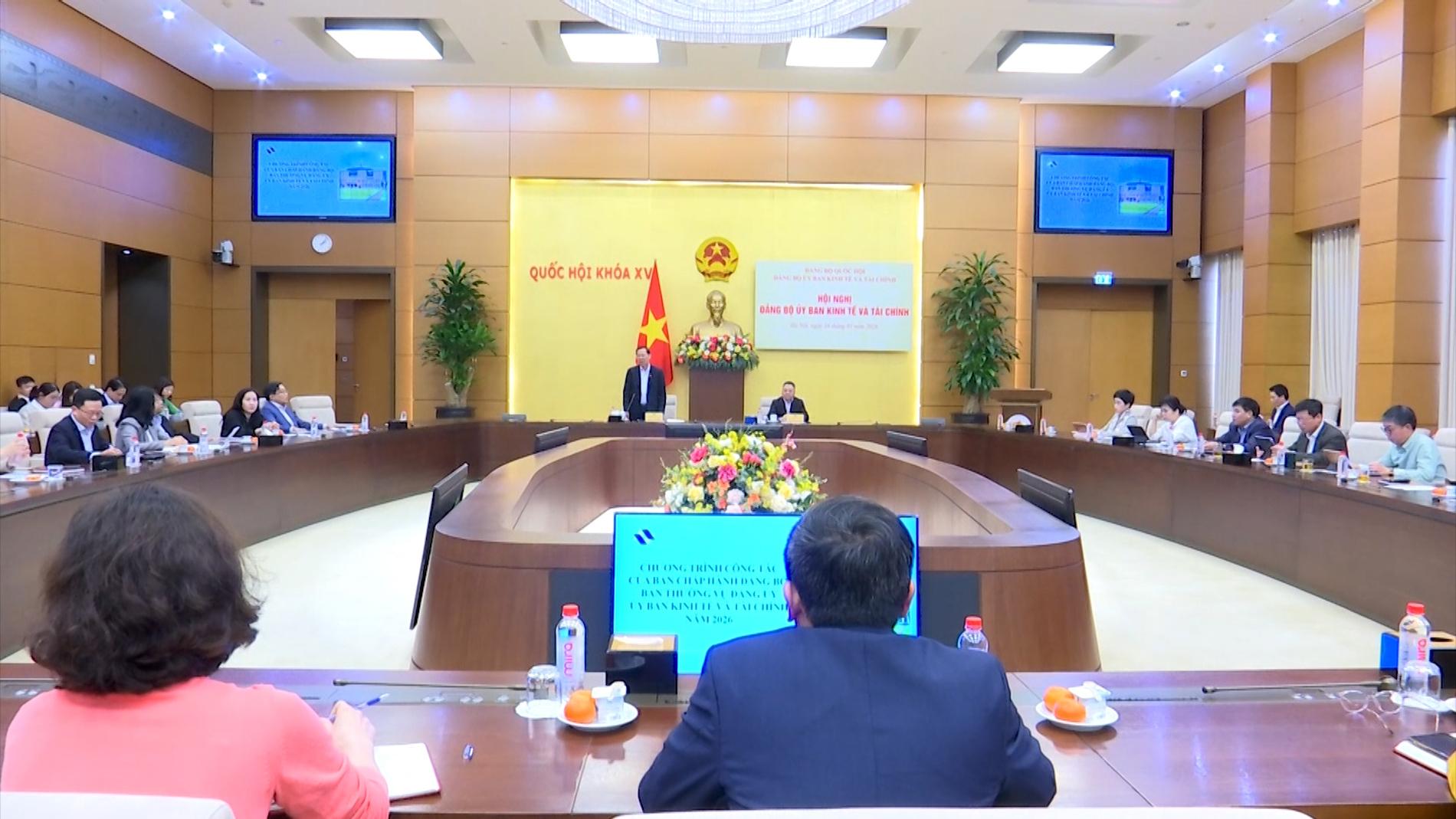 Đảng bộ Ủy ban Kinh tế và Tài chính: Quyết tâm xây dựng "Ủy ban số" và nâng cao chất lượng lập pháp