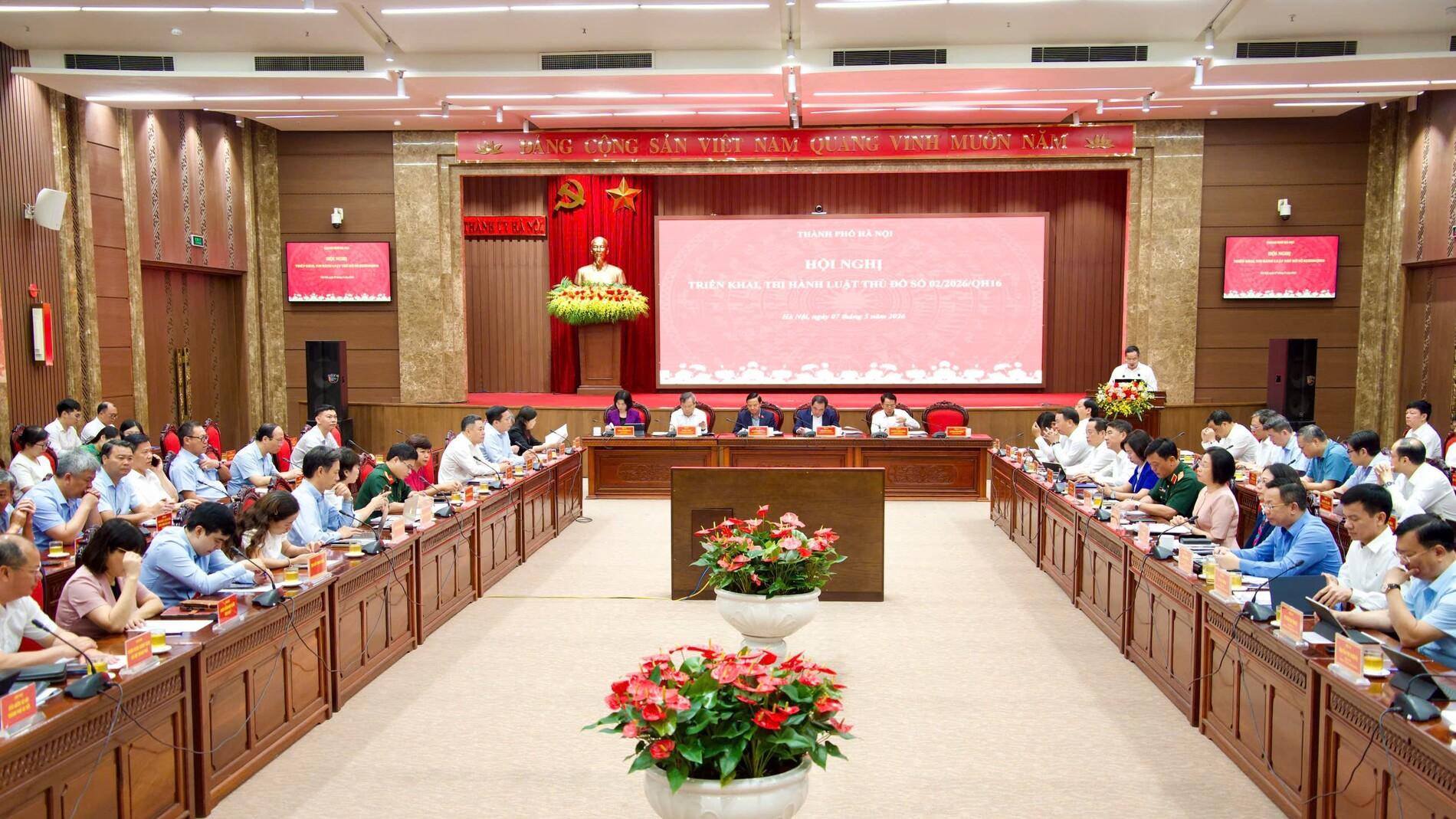 Bảo đảm Luật Thủ đô năm 2026 nhanh chóng đi vào cuộc sống