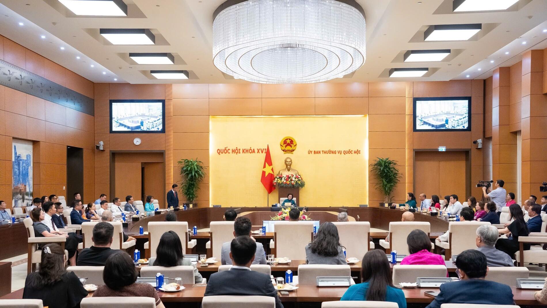Phó Chủ tịch Quốc hội Nguyễn Thị Thanh gặp mặt Đoàn đại biểu Hội nghiên cứu khoa học về Đông Nam Á - Việt Nam