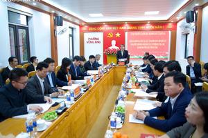 Phó Chủ tịch Quốc hội Nguyễn Đức Hải giám sát công tác bầu cử tại Vũng Áng, Hà Tĩnh