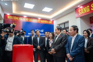 Chủ tịch Quốc hội giám sát, kiểm tra công tác chuẩn bị bầu cử tại Hải Phòng