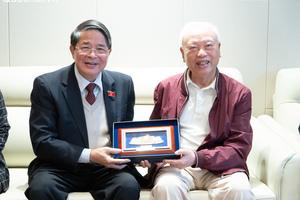 Phó Chủ tịch Quốc hội Nguyễn Đức Hải thăm, chúc Tết các nguyên lãnh đạo Đảng, Nhà nước, Quốc hội