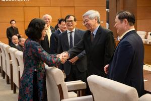 Phó Chủ tịch Quốc hội Nguyễn Thị Thanh gặp mặt Đoàn đại biểu Viện Kinh tế Văn hóa