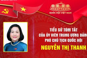 Tiểu sử tóm tắt và Chương trình hành động của Ủy viên Trung ương Đảng, Phó Chủ tịch Quốc hội Nguyễn Thị Thanh