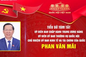 Tiểu sử tóm tắt của Chủ nhiệm Uỷ ban Kinh tế và Tài chính của Quốc hội khoá XVI Phan Văn Mãi
