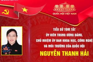 Tiểu sử tóm tắt và Chương trình hành động của Ủy viên Trung ương Đảng, Chủ nhiệm Ủy ban Khoa học, Công nghệ và Môi trường Nguyễn Thanh Hải