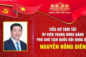 Tiểu sử tóm tắt Phó Chủ tịch Quốc hội khóa XVI Nguyễn Hồng Diên