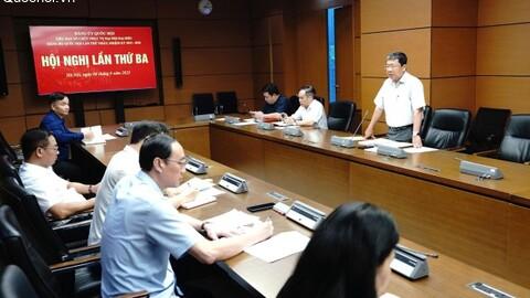 Hội nghị lần thứ Ba, Tiểu ban Tổ chức phục vụ Đại hội Đại biểu Đảng bộ Quốc hội lần thứ Nhất, nhiệm kỳ 2025-2030