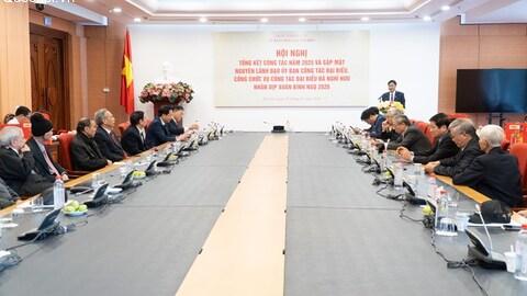 Hội nghị Tổng kết công tác năm 2025 và gặp mặt nguyên lãnh đạo Ủy ban Công tác đại biểu, công chức Vụ Công tác đại biểu đã nghỉ hưu nhân dịp Xuân Bính Ngọ 2026