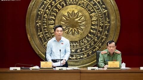 Phó Chủ tịch Quốc hội, Thượng tướng Nguyễn Doãn Anh làm việc với Thường trực Ủy ban Quốc phòng, An ninh và Đối ngoại của Quốc hội