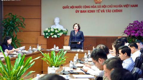 Phó Chủ tịch Quốc hội Nguyễn Thị Hồng làm việc với Thường trực Ủy ban Kinh tế và Tài chính