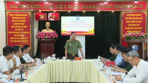 Thượng tướng Lê Tấn Tới kiểm tra công tác bảo đảm ANTT phục vụ bầu cử tại TP Hồ Chí Minh