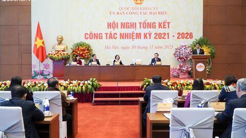 Hội nghị Tổng kết công tác nhiệm kỳ Ủy ban Công tác đại biểu khóa XV