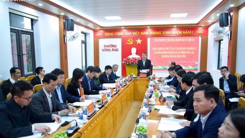 Phó Chủ tịch Quốc hội Nguyễn Đức Hải giám sát công tác bầu cử tại Vũng Áng, Hà Tĩnh