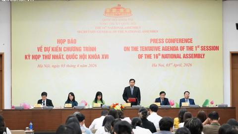 Kỳ họp thứ Nhất, Quốc hội khóa XVI: Tập trung xem xét, quyết định về công tác nhân sự, tổ chức bộ máy