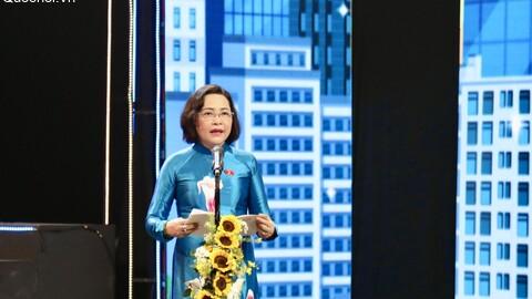 Phó Chủ tịch Quốc hội Nguyễn Thị Thanh dự và phát biểu tại Chương trình "Nhân dân khỏe mạnh – Đất nước phát triển"