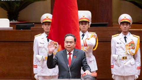 Chủ tịch Quốc hội khoá XVI Trần Thanh Mẫn tuyên thệ nhậm chức: Nguyện cống hiến hết sức mình, phụng sự Tổ quốc, phục vụ Nhân dân