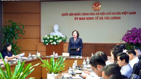 Phó Chủ tịch Quốc hội Nguyễn Thị Hồng làm việc với Thường trực Ủy ban Kinh tế và Tài chính