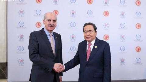 Chủ tịch Quốc hội Trần Thanh Mẫn hội kiến Chủ tịch Quốc hội Thổ Nhĩ Kỳ