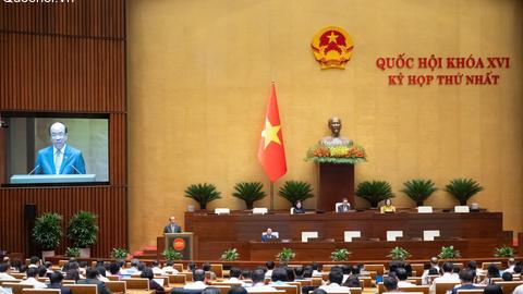 Quốc hội nghe Tờ trình và Báo cáo thẩm tra dự án Luật Thủ đô (sửa đổi)