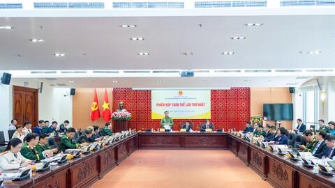 Ủy ban Quốc phòng, An ninh và Đối ngoại của Quốc hội khóa XVI tổ chức Phiên họp toàn thể lần thứ Nhất