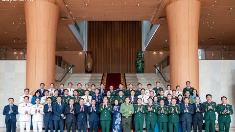 Ảnh: Phiên họp toàn thể lần thứ nhất của Ủy ban Quốc phòng, An ninh và Đối ngoại của Quốc hội khóa XVI sáng 7/4