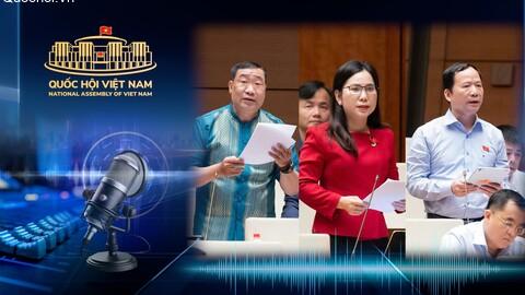 Sáng 21/4, Quốc hội thảo luận tại hội trường về kinh tế - xã hội
