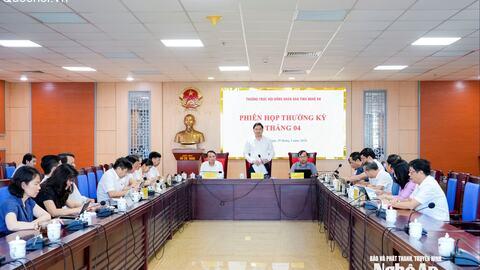 Thường trực HĐND tỉnh Nghệ An chọn chất vấn 2 nội dung tại kỳ họp thường lệ giữa năm 2026