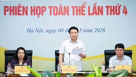 Ủy ban Pháp luật và Tư pháp họp Phiên toàn thể lần thứ 4