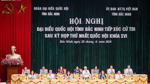Phó Chủ tịch Thường trực Quốc hội Đỗ Văn Chiến tiếp xúc cử tri tỉnh Bắc Ninh sau Kỳ họp thứ Nhất, Quốc hội khóa XVI