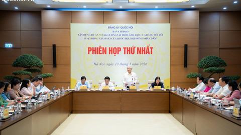Ban Chỉ đạo Đề án "Tăng cường vai trò lãnh đạo của Đảng đối với hoạt động giám sát của Quốc hội và HĐND" họp phiên thứ Nhất