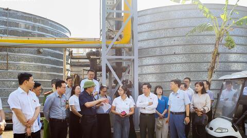 Đoàn công tác của Ủy ban Khoa học, Công nghệ và Môi trường khảo sát hoạt động bảo vệ môi trường tại tỉnh Ninh Bình