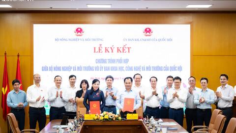 Tăng cường phối hợp xây dựng pháp luật về nông nghiệp và môi trường