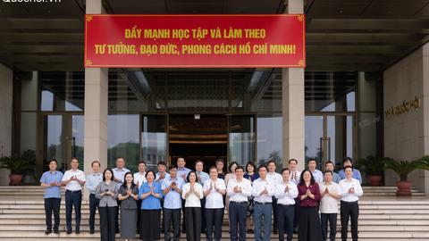 Chủ tịch Quốc hội Trần Thanh Mẫn làm việc với Thường trực Ủy ban Văn hóa và Xã hội