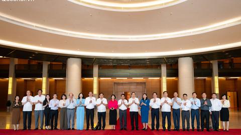Chủ tịch Quốc hội Trần Thanh Mẫn làm việc với Thường trực Ủy ban Dân nguyện và Giám sát