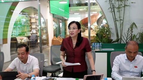 Đoàn khảo sát của Ủy ban Khoa học, Công nghệ và Môi trường làm việc với Công ty cổ phần giao hàng tiết kiệm