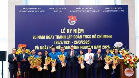 Lễ kỷ niệm 95 năm Ngày thành lập Đoàn TNCS Hồ Chí Minh và Ngày hội hiến máu tình nguyện năm 2026