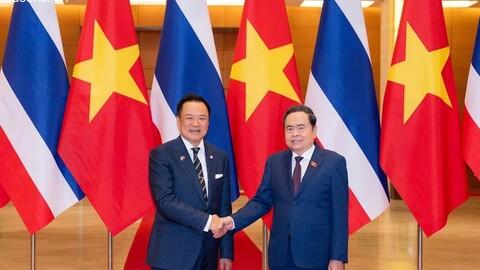 Chủ tịch Quốc hội Trần Thanh Mẫn hội kiến Thủ tướng Thái Lan Vương quốc Thái Lan Anutin Charnvirakul